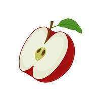 apple fruit color red image and illustration vector