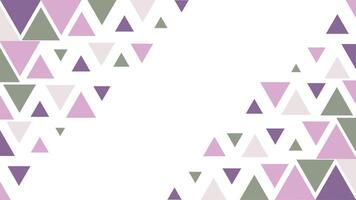 Pastel colored triangle background with geometric shapes perfect for modern minimal design themes vector