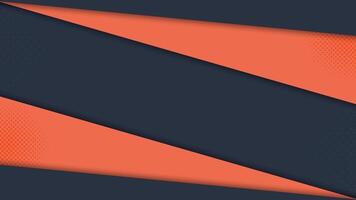 Elegant abstract background featuring diagonal orange accents on dark backdrop with smooth shadows vector