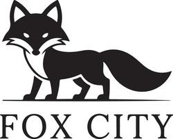 Create a logo with fox vector