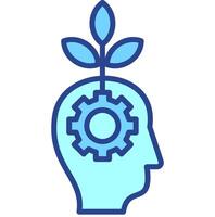 mindset growth icon vector