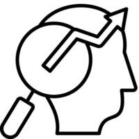 Growth Mindset outline style vector