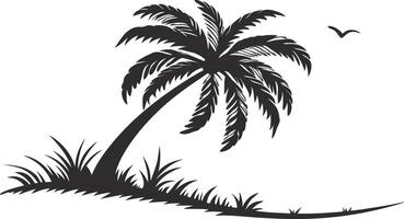 Clean Palm Tree Designs for Summertime Aesthetic vector
