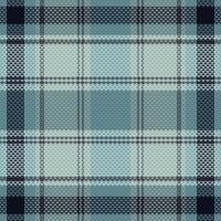 Seamless plaid fabric background vector