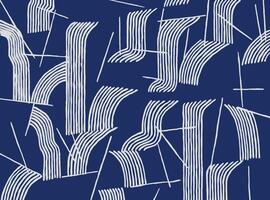 Hand drawn brush lines abstract waterfall pattern, Japanese and ethnic wood carving, engraving texture background, simple graphic for textile, carpet, decoration vector