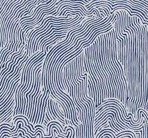 Hand drawn brush lines abstract waterfall or noodle pattern, Japanese and ethnic wood carving, weaving texture background, simple graphic for textile, carpet, vector