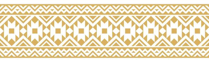 Geometric Ethnic Aztec Background with Native American Stripe Style and Border Decoration. vector