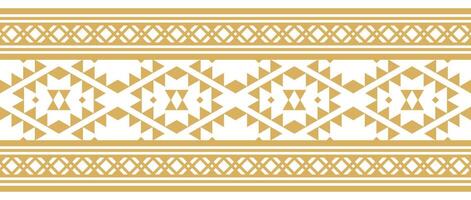 Decorative Geometric Stripe Background in Ethnic Aztec Style with Rich Texture Border. vector