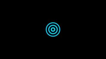 Abstract black and white circle background animation, abstract background. Motion graphic design. 4k. video