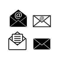 Mail envelope icon. E-mail icon. vector