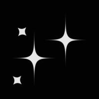 sparkling stars icon, for UI Designs. Clean Shiny Shiny Stars. vector