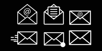 Email Envelope Icon. Mail icon.letter message envelope sign in black color. suitable for apps and websites Ui designs. vector