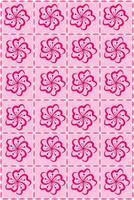 Pink Textile Motif for Design Projects vector