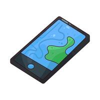 GPS Navigation for Diving vector