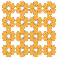 Floral color pattern vector