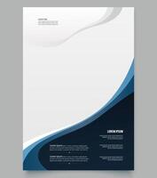 Modern business card for presentation. vector