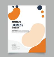 Modern business card template for presentation. vector
