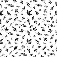 Seamless pattern design leaves pattern vector