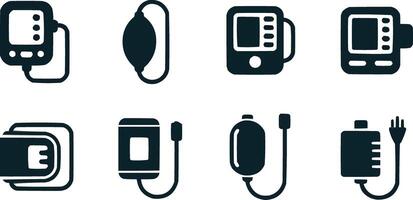 a set of different electronic devices including a phone, a charger, and a computer vector