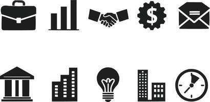 digital business elements, financial graphics, vector