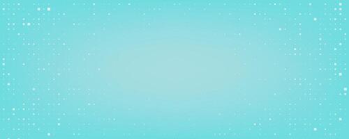 Trendy abstract background with digital pixel particles. Futuristic geometric style with light blue color and glowing light effects. Modern halftone design. Great for banners, posters, presentation vector