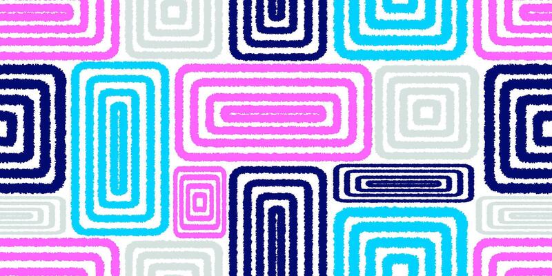 Aesthetic Contemporary printable seamless pattern with abstract Minimal elegant line brush stroke shapes