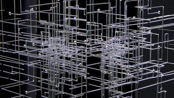 An Abstract Representation of Digital Grid Structures in an Inspiring Tech Design Context photo