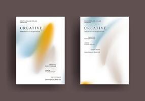 poster template. Modern Covers Design. fluid gradient background design. Trendy front page design for Banner, Poster, Flyer, Invitation and Annual Report vector