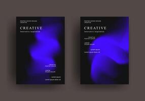 Abstract gradient poster template. Modern Covers Design. Mesh gradient background design. Trendy front page design for Banner, Poster, Flyer, Invitation and Annual Report design vector