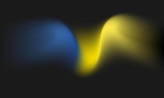 Abstract background blue and yellow color. Elegant dynamic fluid and bright gradient for banner, business, brochure, advertising, print vector