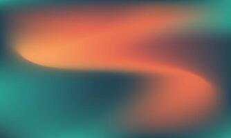 Modern green and orange abstract background design. Colorful curved smooth gradient for digital, banner, brochure, flyer, advertising, surface, branding, display, marketing, decoration, website, idea vector