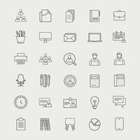 Office And Business Icons Set vector