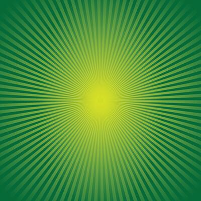 green shaded sunburst effect abstract background
