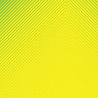 Green striped geometrical diagonal parallel lines pattern on yellow background vector