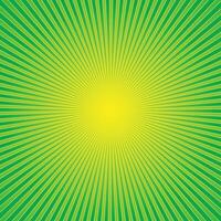 green yellow sunburst effect abstract background vector