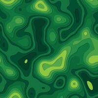 3d green background with paper cut shapes vector
