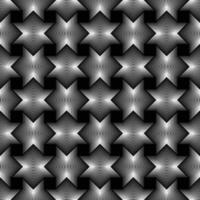 Geometrical star lines Pattern black background vector