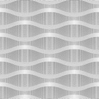 Geometrical Pattern black lines waves on white background vector