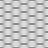 Geometrical oval shape lines on white background vector
