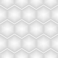 Geometrical hexagon lines on white background vector