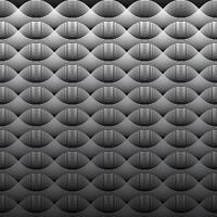 Geometrical Pattern oval waves grey shades background vector