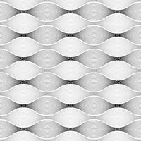Geometrical shaded oval shape lines on white background vector
