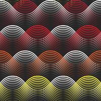 yellow orange red shaded colorful geometrical lines seamless pattern vector