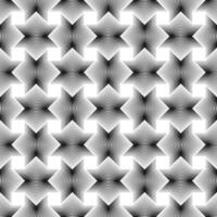 Geometrical star lines Pattern white background vector