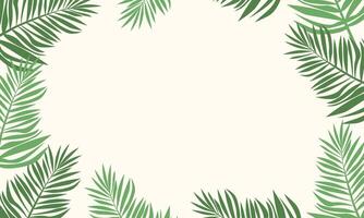 Cute Hello Summer concept design, abstract illustration with jungle exotic leaves, colorful design, summer background and banner vector