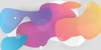 Abstract colorful background with shapes and colors vector