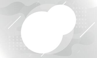 White speech bubble on a gray background vector
