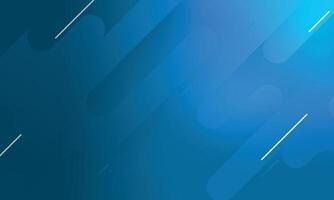 Blue abstract background with lines and curves vector