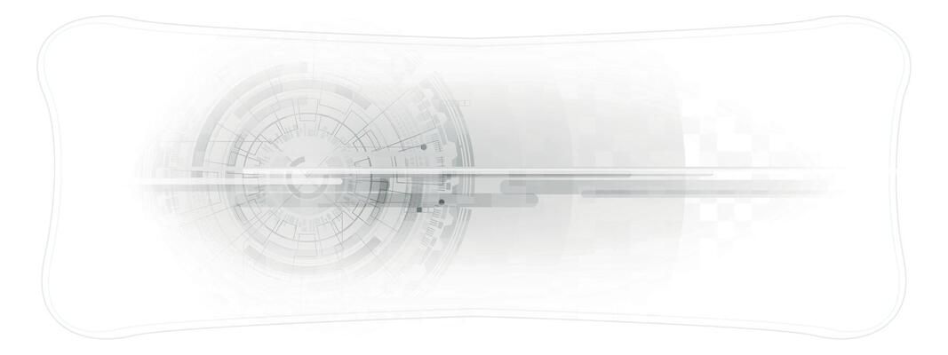 A white and gray abstract design on a white background