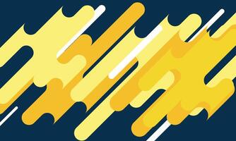 A yellow and white abstract background with waves vector